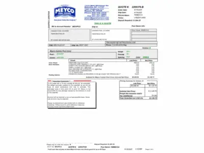 gif showing multiple proposals sent by multiple Pool Cover Manufacturers to give pricing for new pool cover replacements